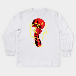 Lightning Helm Kids Long Sleeve T-Shirt